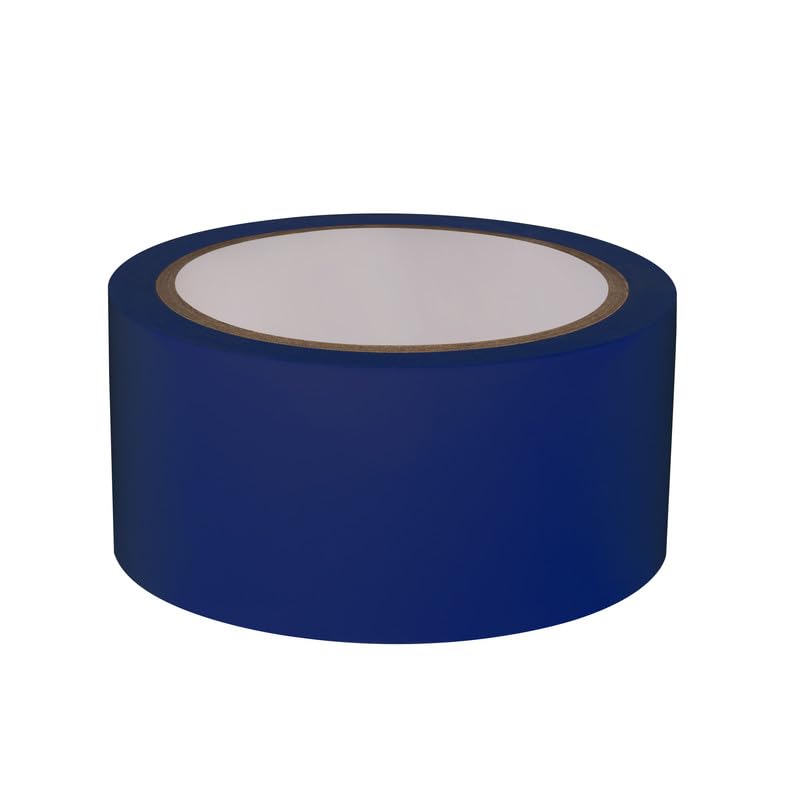 Image of DM TAPES Floor Marking Tape for Safety | Self Adhesive Tape | Multipurpose Marking Tape, for Warehouses and Commercial Use | (Blue)