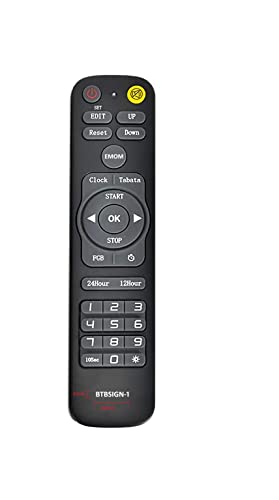 Remote Control Gym Workout Countdown Clock Interval Timer Wall Clock Fitness Stopwatch Btbsign-1