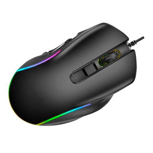 Ratón para juegos con cable RGB Irfora y 10 botones programables para PC 5