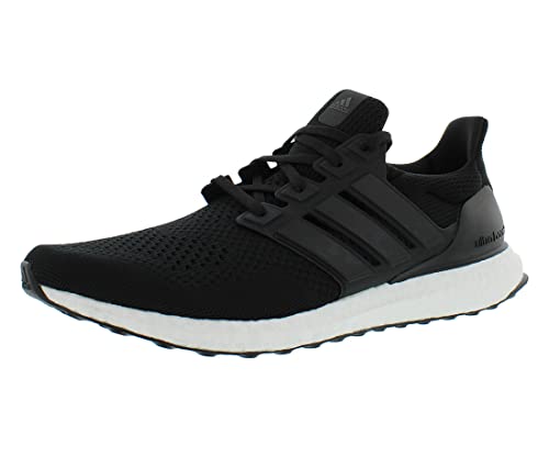 Image of adidas Ultraboost 1.0 Mens Shoes Size 10.5, Color: Core Black /Core Black /Beam Green-Black