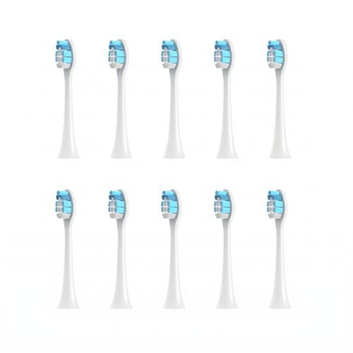 Image of Replacement Toothbrush Heads Compatible with Mornwell D01/D02/D903/D01B/T25/T26/D02B/T32/T38/D903/D904 Electric Toothbrush,10 Pack