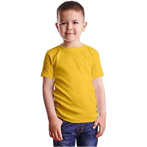 HiFEN Kids Cotton Crew Neck T-Shirts Cover
