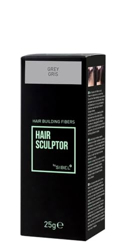 Fibres épaississantes Sibel Hair Sculptor Grey 25gr contre les cheveux clairs