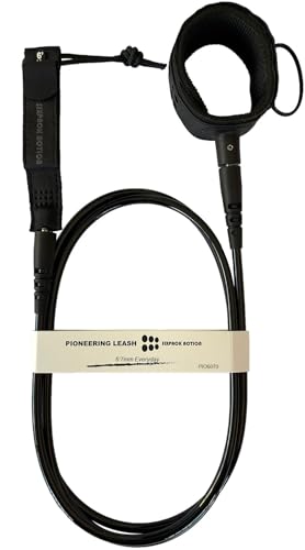 SIXPACK ACTION Pioneering 6f 7mm Pro Surf Leash, �T�[�t�{�[�h���[�V�� with 360-Degree Integral Molding CUFF Providing Maximum Durability, 