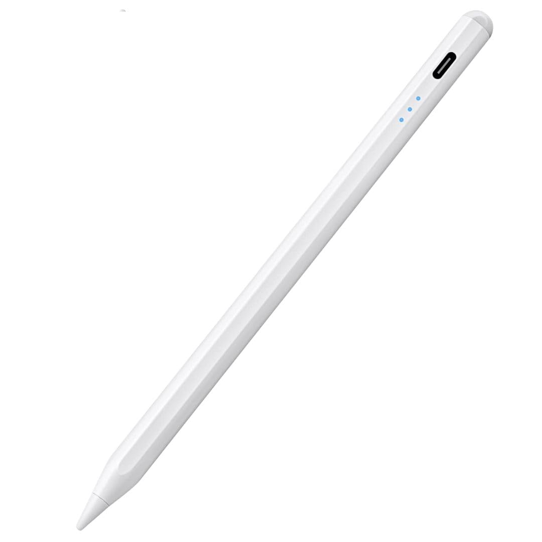 Stylus Pen for iPad: Fast Charge Apple Pencil with Palm Rejection, Tilt Sensitivity - Compatible with iPad 10/9/8/7/6, Pro 12.9"/11"/13" M4, Mini 6/5, Air 5/4/3/11"-13" M2