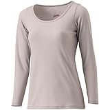 [ミズノ] 発熱素材インナー ブレスサーモアンダーウエア 薄手 for Daily ラウンドネック9分袖シャツ C2JAA811 レディース グレージュ M