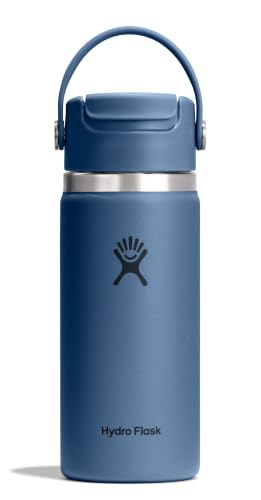 Hydro Flask Flip Sip Coffee Tumbler Mug – Insulated Stainless Steel, Non Spill, Leak Proof Travel Coffee Cup 16 Oz Harbor Blue - image 1