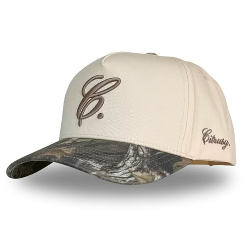 Vintage Fashion Trucker Hat | Men & Women | Embroidered Western Trendy Baseball Caps | Country Cute Retro Hats for Cowgirls & Cowboys | Camo Red Cotton | Snapback Hat (Signature C. | Camo)