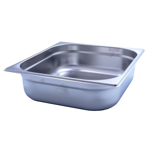 AcMax Gastronorm GN 2/3 Récipient gastronorme en acier inoxydable 6,5 l Profondeur 100 mm