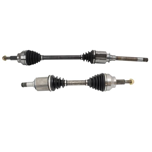 Image of TRQ Front Driver & Passenger Side CV Axle Assembly Set for 11-22 Dodge Durango 11-21 Jeep Grand Cherokee 22 Jeep Grand Cherokee WK with 2 Speed Transfer Case