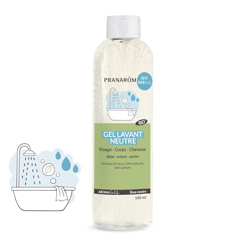 Pranarôm Gel Lavant Neutre Bio Aromaself Visage - Corps - Cheveux 500 ml