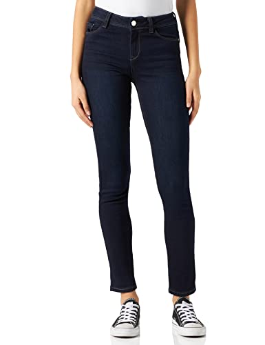 Morgan Femme Jeans Slim Taille Standard À Poches Pom Pantalon, Jean Brut, 38 EU
