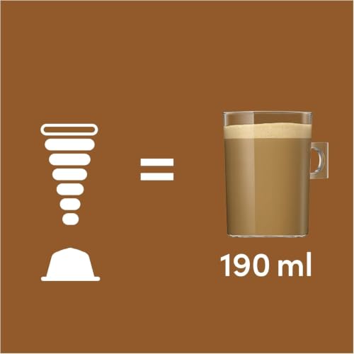 Image of Nescafe Dolce Gusto Cafe Au Lait Coffee Pods (16 Capsules) 160g Box By COUGAR | Smooth Coffee with Milk | Balanced & Round Taste | Single-Serve Coffee's Machine Compatible Capsules - (Imported-UK)