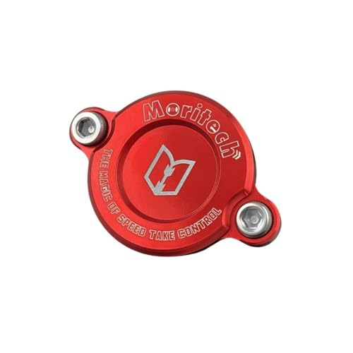 MORITECH z_ L[125i5j_bNX125 ICtB^[Lbv OIL FILTER CAP HONDA MONKEY 125 DAX125 ST125 JB03 JB04 ebN (Red)