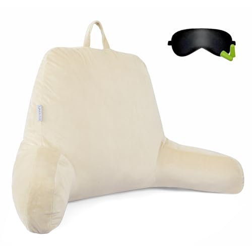 MERIDIA Premium Lesekissen - Rückenkissen Bett, Sofa Lesekissen für Bett Rückenlehne - Reading...