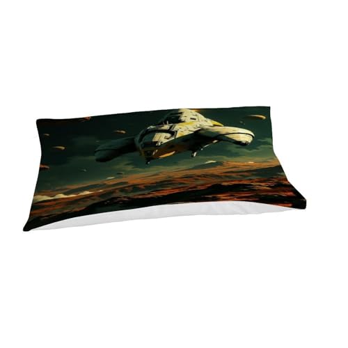 Housse de couette microfibre de qualité thème espace infini