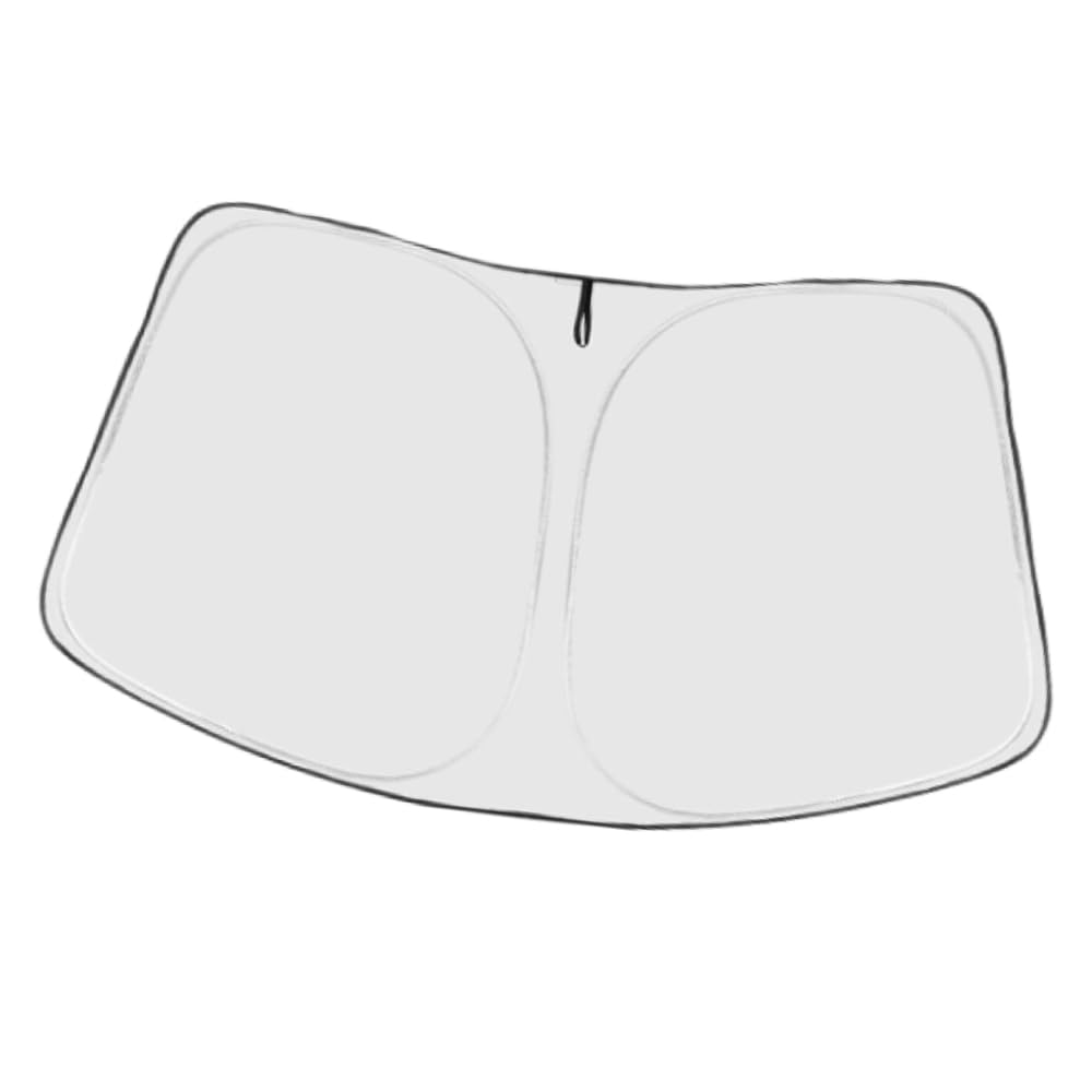 MASO Parabrezza Anteriore Parasole Protezione Parasole Pieghevole, Accessori Interni Auto, Adatto per Honda HR-V LX Sport EX EX-L 2015-2022, Argento Nero