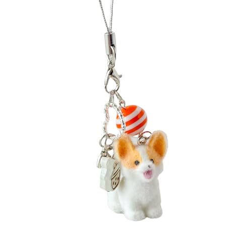 群れ犬キーチェーン樹脂ホルダー材料バックパックキーや個々のスタイルに最適な素敵な犬のデザインかわいいキーチェーン