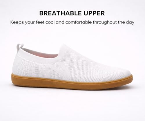 Image of Kraasa Men's Casual Slip-On Loafers | Soft Knitted Upper Breathable Flex Upper | Lightweight Comfort Shoes | TPR Sole