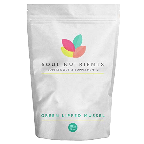 Green Lipped Mussel- 90 Capsules-500mg- Green Lipped Mussel 500mg Capsules | Antioxidant, Premium Extract, Omega 3 |