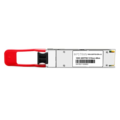 OPSTRAN 100GBASE-ER4 QSFP28 ���g�����V�[�o�[���W���[�� �pJuniper JNP-QSFP-100G-ER4L�ƌ݊������� 100G QSFP28 ER4 Lite SMF 1310nm (LAN WDM) 40km LC�f���v