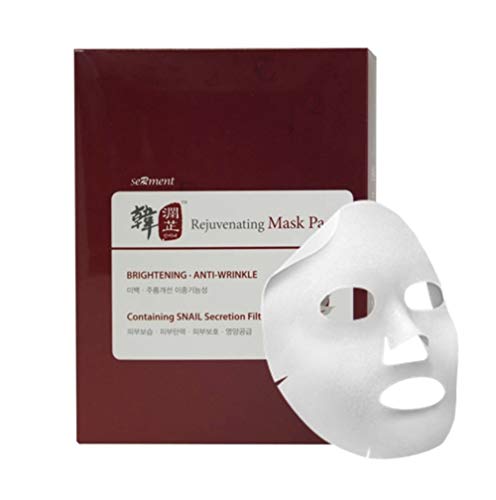 SERMENT] Korean Cosmetics Rejuvenating Snail Mask 10pcs With Advanced Super Liposome technology