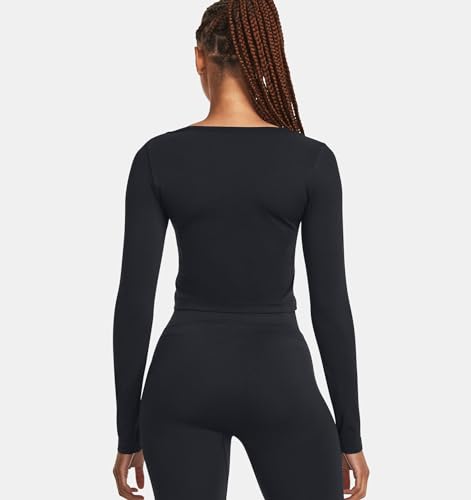 Under Armour Women's Vanish Seamless Long Sleeve T Shirt, (001) Black / / White, Small2
