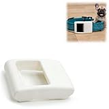Dog Collar Adapter Compatible with Fi Collar GPS Tracker Series 3+/3 - Ultra Slim Adapter, Quick Connection, Durable, Space-Saving, Lightweight Design for Enhanced Device Performance (White)