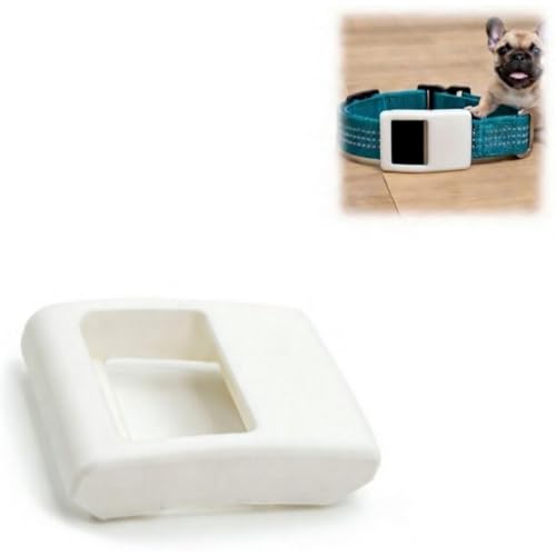 Dog Collar Adapter Compatible with Fi Collar GPS Tracker Series 3+/3 - Ultra Slim Adapter, Quick Connection, Durable, Space-Saving, Lightweight Design for Enhanced Device Performance (White)