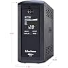 CyberPower CP850AVRLCD Intelligent LCD UPS Battery Backup and Surge Protector, 850VA/510W, 9 Outlets, AVR, Mini-Tower, UL Certified