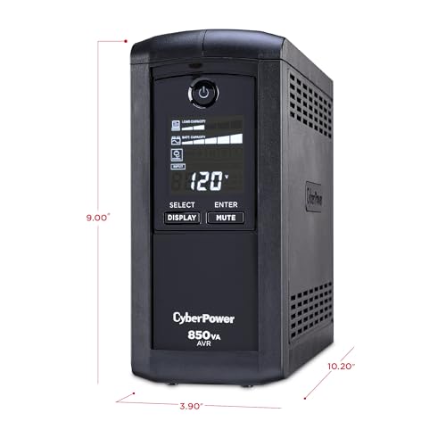 Image of CyberPower CP850AVRLCD Intelligent LCD UPS Battery Backup