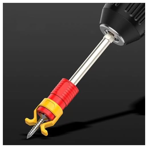 Screw Holder Tool - Plastic Hand-Held Screw & Bit Grip for Woodworking, Manual Operation, Secure Fastener Starter for Drilling & Driving