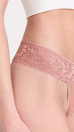 Hanky Panky, Holiday 3 Pack Supima Cotton Original Rise Thongs, One Size Fits (4-14), Cucumber,Water Lily, Rooibos #TOP3