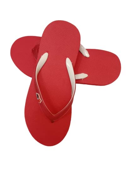fast go women red colour hawai chapal casual slipper flip flops b...