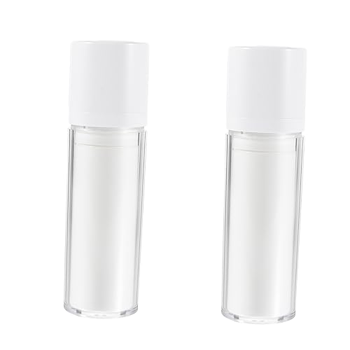 NIYANGLE 2Piezas Vacío Cosméticas Portátiles Unidades Para Lociones Cuidado Personal Para Actividades Aire