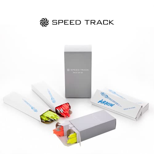 Speed Track 60Pcs Red And Yellow 6.25 Inch 50-80Lb Mini Archery Crossbow Bolts Set With Sharp Metal Tip, Reusable Durable Arrow Darts For Shooting Target Practice, Small Hunting Games, Outdoor Fishing #TOP6