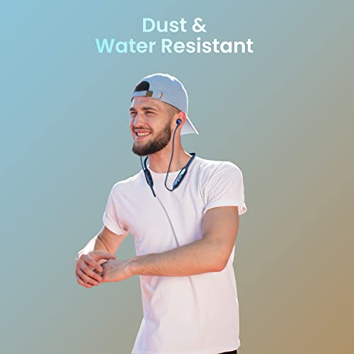 Image of Toreto Alpha Lite (TOR 230) in Ear Bluetooth Neckband with Dedicated Gaming Ultra-Low Latency Mode | Type C Fast Charge | 30 Hours Playtime | Clear Sound | Water & Dust Resistant (Blue)