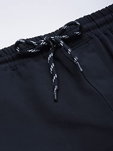 Image of The Indian Garage Co Men Regular Fit Placement Embroidery Crew Neck Sweatshirt & Shorts Tracksuits