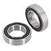 16287-2RS Replacement Bearing 16x28x7mm for Hub Cassette Freehub Bottom Bracket, Double Rubber Sealed 2RS Steel Bearing (2 Pack)