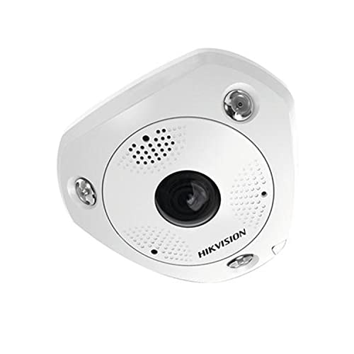 Hikvision Ds-2Cd63C5G0E-Ivs 12Mp Panoramic 360° View Outdoor Network Fisheye Camera With 2Mm Lens, Built-In Heater, Built-In Speaker And Two Built-In Microphones #TOP5