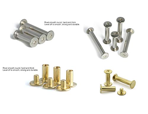 image for LBY 120pcs Phillips Chicago Screws Binding Screw Posts,M5 x 10/15 /20/