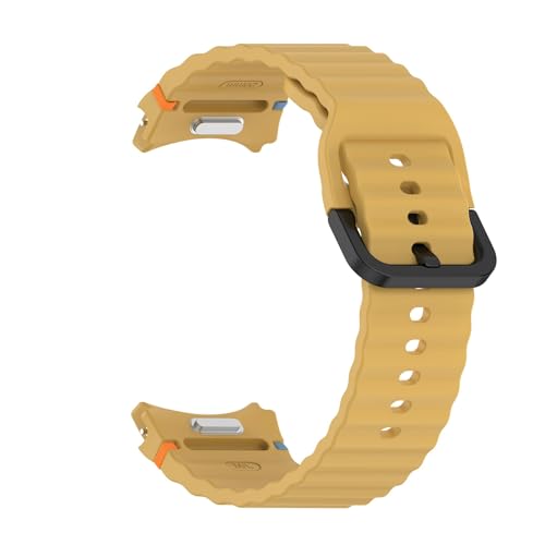 [PLYYQZM] �{�^���X�^�C�� �V���R���X�g���b�v .Sam su ng �ɍ��� Galaxy 5/6/7 40mm 44mm FE�u���X���b�g ���X�g�o���h,Watch �ɍ��� 6Classic 47mm 43mm �x���g�p�ɓK�p(Yellow,Fo