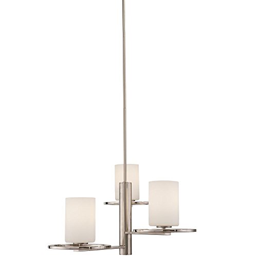 Home Decorators Collection 27263 3-Light Polished And Brushed Nickel Chandelier #TOP4