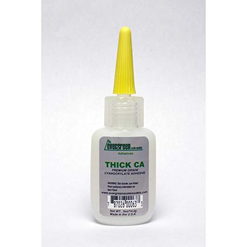 Evergreen Instant Glue High Viscosity Yellow Cap Small
