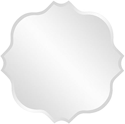 Small Peaked Frameless Mirror