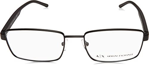 Óculos de Grau Armani Exchange Ax1037 6063/55 Preto Fosco