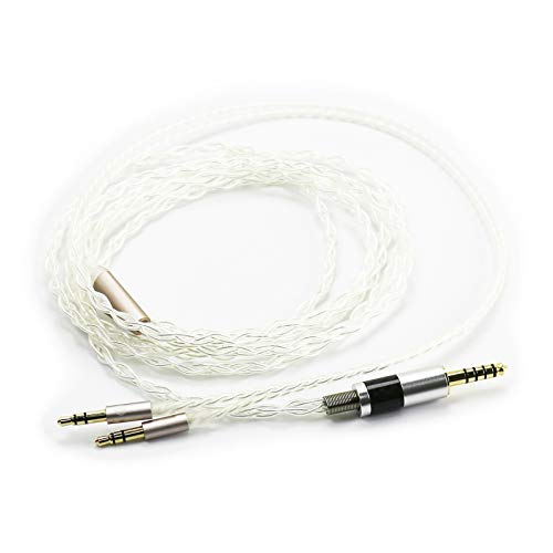 Câble audio plaqué argent 4,4 mm pour casque Beyerdynamic T1 T5p équilibré