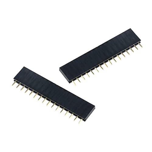 Antrader 30Pcs 2.54Mm 16Pin Single Row Pbc Female Pin Header Socket Connector Strip #TOP2
