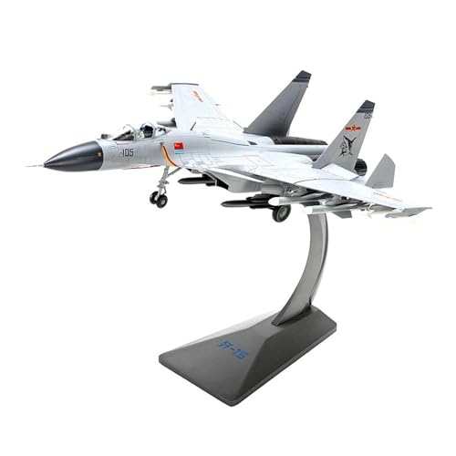 Modelo de avión J15 escala 1/48 en aleación coleccionable de la Marina China 2