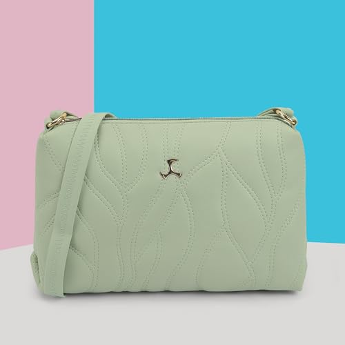 Image of Mochi Women Casual Faux leather Soft Body Zipper closure Quilted Sling Bag